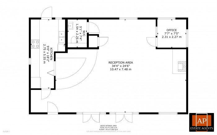 Floorplan for Herstmonceux, Hailsham, East Sussex