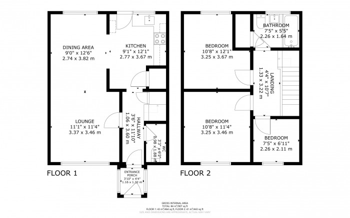 Floorplan for Sevenoaks Road, Eastbourne, East Sussex