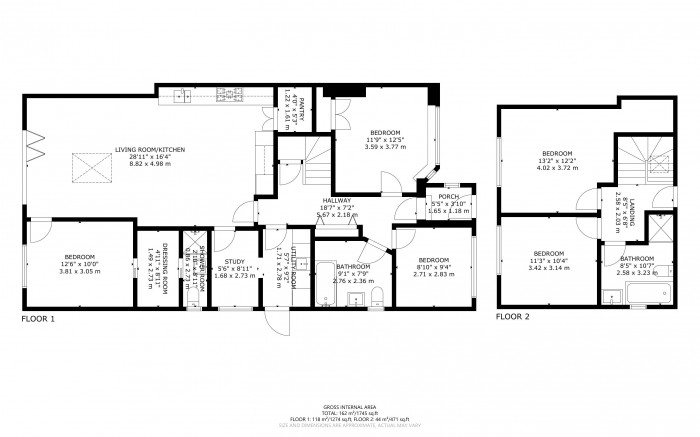 Floorplan for Brightling Road, Polegate, East Sussex