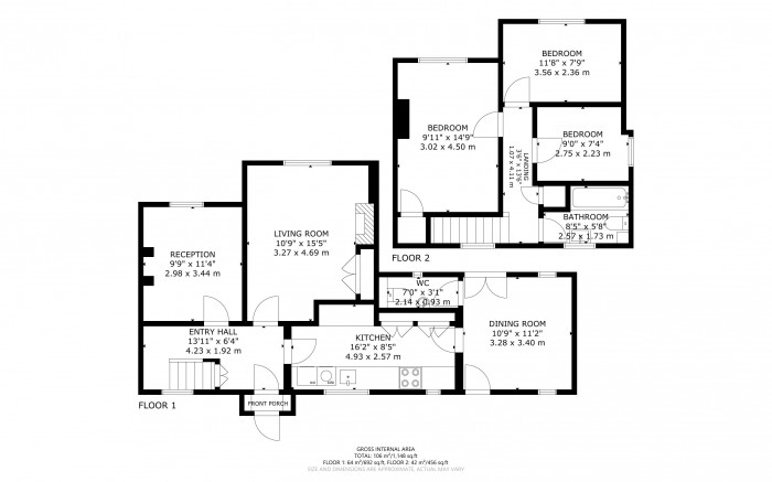 Floorplan for Crowhurst, Battle, East Sussex