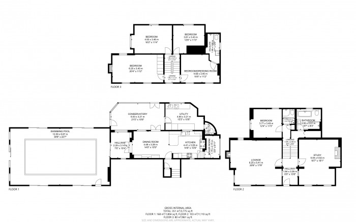 Floorplan for Windmill Hill, Hailsham, East Sussex